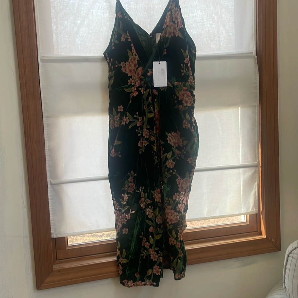JOA new with tags long velvet dress size L